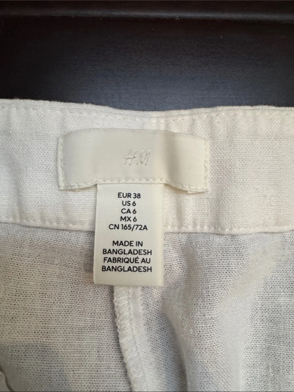 H&M lightweight white